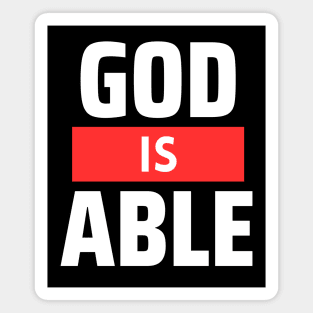 God Is Able | Christian Magnet